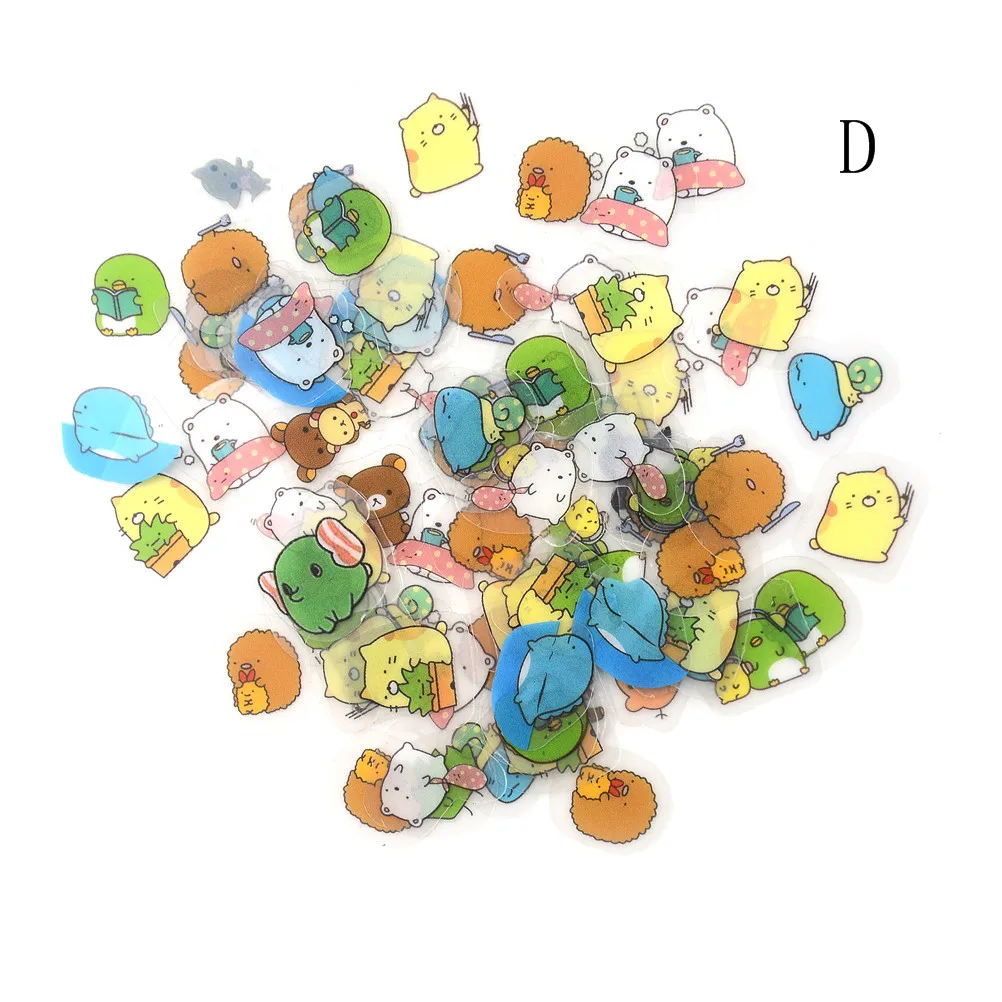 Мультяшные цирковые наклейки Sumikko Gurashi Cat для дневника декоративные скрапбукинга