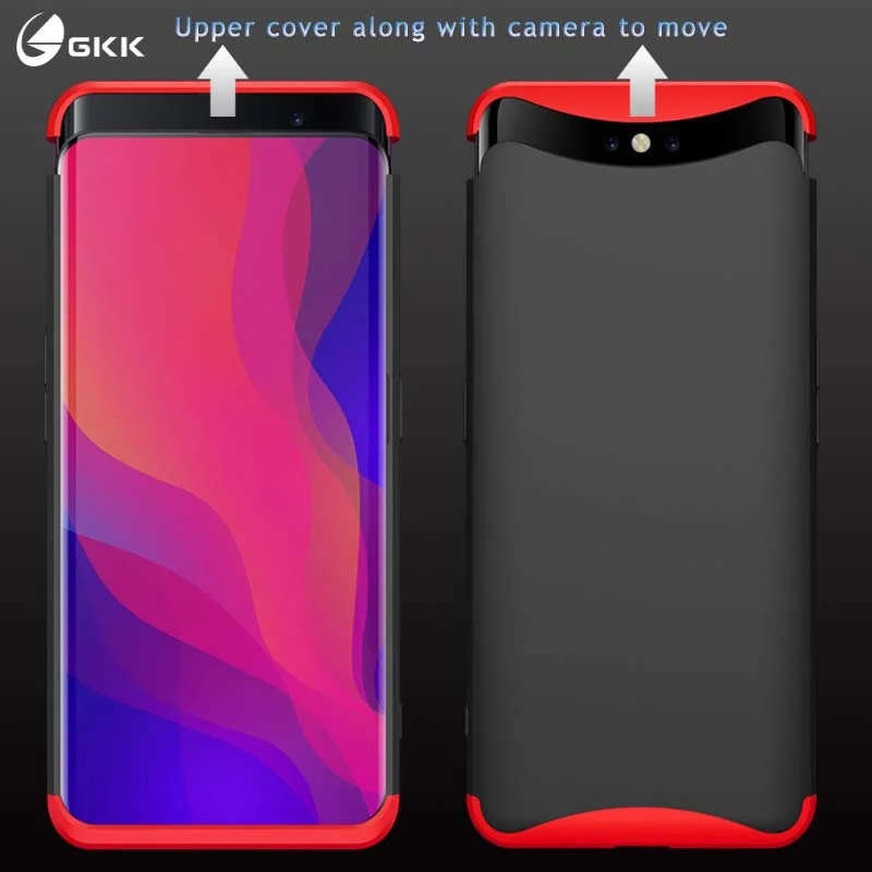 Чехол GKK для OPPO Find X чехол с полной защитой 360 дюйма 3 в 1 магнитный дизайн