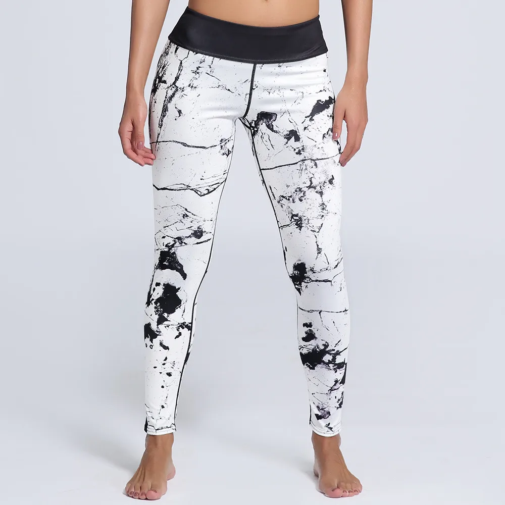 Women Black & White Print Fitness Quick Dry Exercise Leggings High Waist Full Length Stretch Fiber Energy Pants Workout Trousers
Women Black & White Print Fitness Quick Dry Exercise Leggings High Waist Full Length Stretch Fiber Energy Pants Workout Trousers