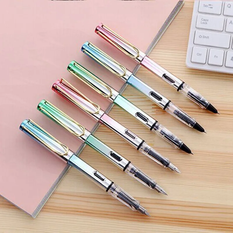 Gradual Change Colorful Pen Plastic Ink Pens 0.5mm 0.38mm Student Gifts School Office Calligraphy Stationery
Gradual Change Colorful Pen Plastic Ink Pens 0.5mm 0.38mm Student Gifts School Office Calligraphy Stationery