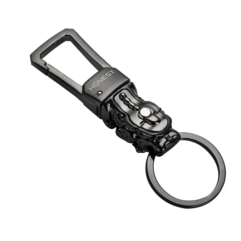 Брелок для ключей с черной никелевой проволокой винтажный подвески автомобилем