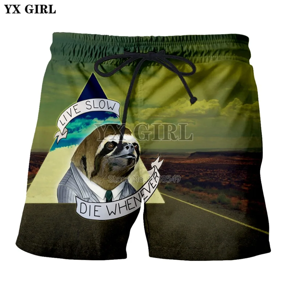 YX GIRL Drop shipping 2018 summer new Fashion Shorts animal sloth Highway landscape Print Men/Women Casual shorts
YX GIRL Drop shipping 2018 summer new Fashion Shorts animal sloth Highway landscape Print Men/Women Casual shorts