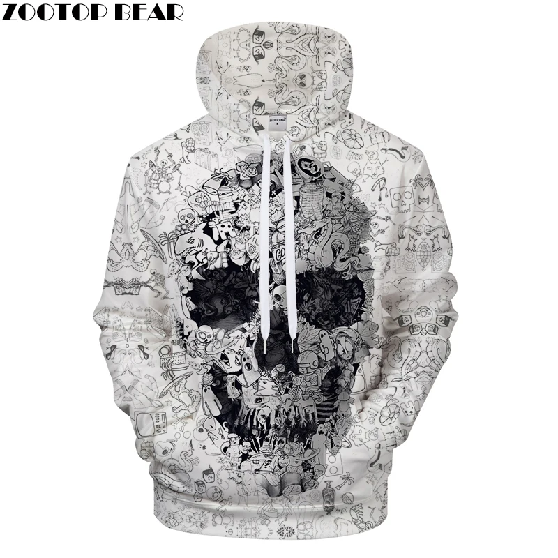 Hoodies 3D Skull Sweatshirts Men Hoody Male Coat Autumn Tracksuit Quality Hoodie 2018 Pullover Hip Hop Dropship ZOOTOPBEAR
Hoodies 3D Skull Sweatshirts Men Hoody Male Coat Autumn Tracksuit Quality Hoodie 2018 Pullover Hip Hop Dropship ZOOTOPBEAR