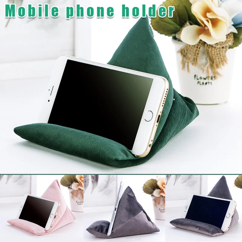 

New Stand Pillow Mobile Phone Holder Lazy People Soft Portable Cushion Bean Bag for Laptop DOM668