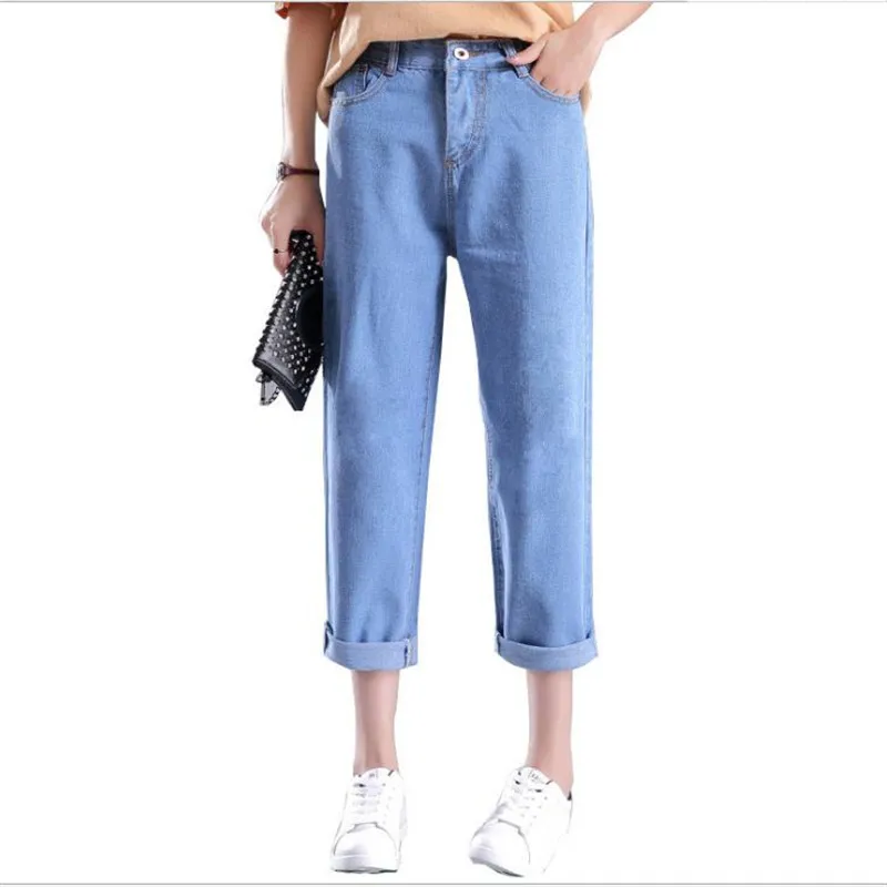 Top High Quality Women New Ankle-Length Jeans 2019 Spring Plus Size 3XL Female Harem Pants Straight Jeans High Waist Loose Q173
Top High Quality Women New Ankle-Length Jeans 2019 Spring Plus Size 3XL Female Harem Pants Straight Jeans High Waist Loose Q173