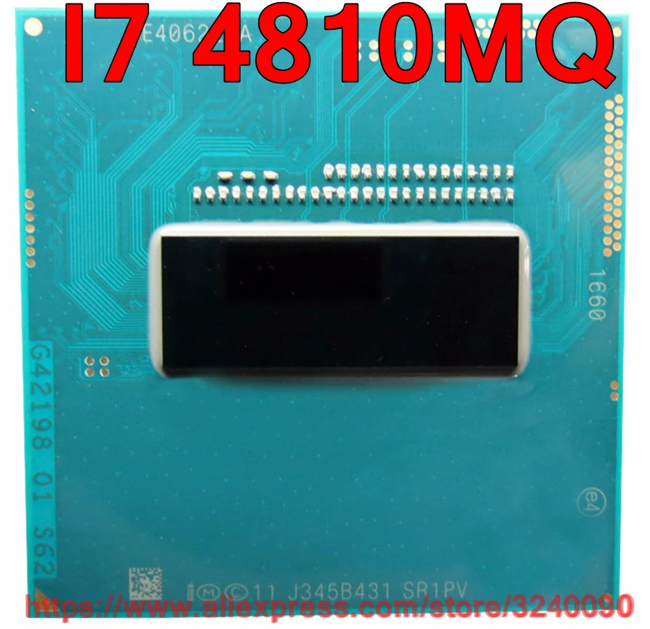 Оригинальный процессор lntel Core I7 4810mq SR1PV для ноутбука 6 Мб кэш памяти 2 8 3 ГГц