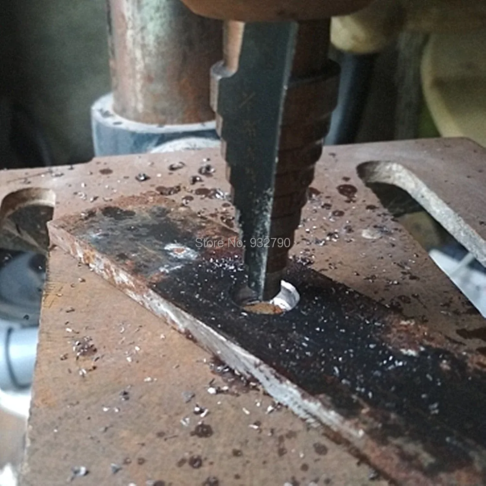 5pc Cobalt Hss Step Titanium Hole Cutter Cone Drill Bit Step Drill Bit Plastic Steel Aluminum Wood Metal Drilling Included Case
5pc Cobalt Hss Step Titanium Hole Cutter Cone Drill Bit Step Drill Bit Plastic Steel Aluminum Wood Metal Drilling Included Case