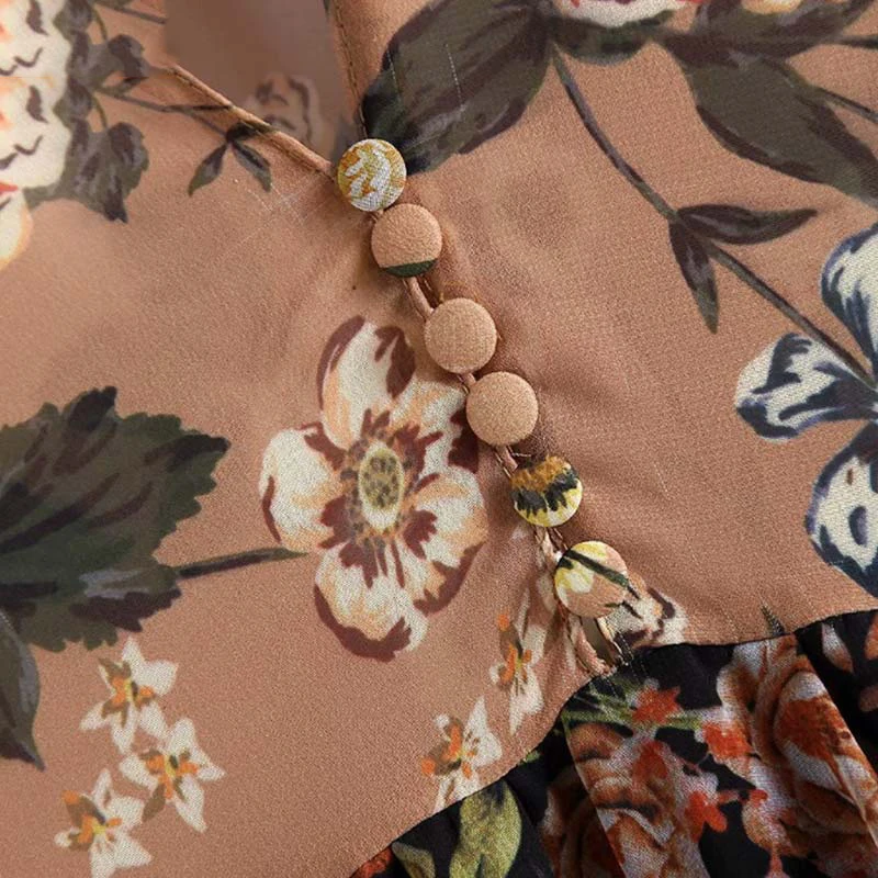 Autumn floral print vintage dress women long sleeve dress Boho v neck chiffon long dress elegant chic party dress vestidos 2018
Autumn floral print vintage dress women long sleeve dress Boho v neck chiffon long dress elegant chic party dress vestidos 2018