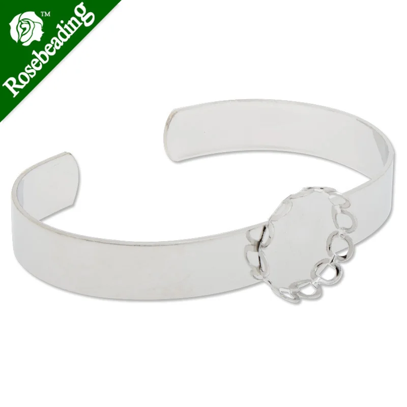 Imitation Rhodium Plated Adjustable Bracelet Setting With 15MM Round Bezel,Cuff,width is about 8.5mm,Sold 10PCS/Lot
Imitation Rhodium Plated Adjustable Bracelet Setting With 15MM Round Bezel,Cuff,width is about 8.5mm,Sold 10PCS/Lot