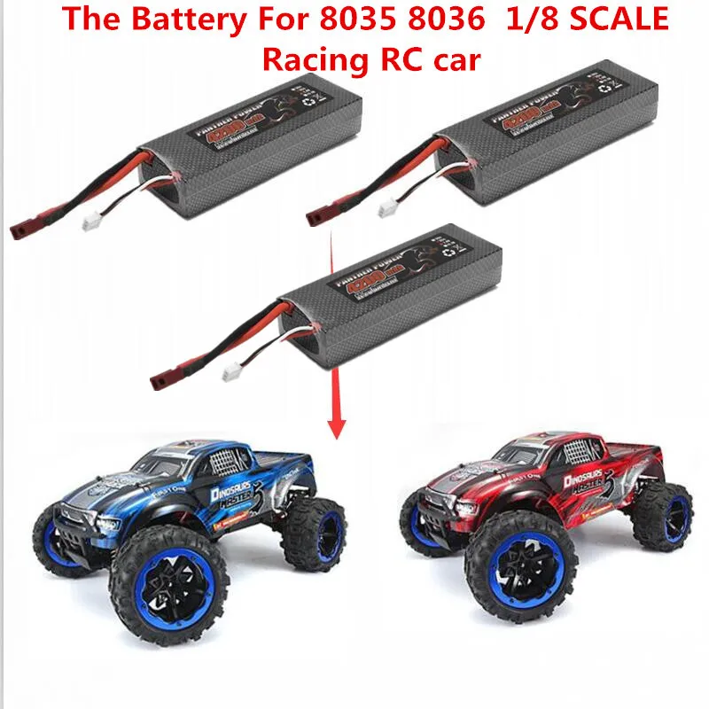 Original 8036 8035 80KM/H 4WD brushless top speed waterproof off road remote control RC car Spare Parts 7.4V 4200Mah Battery
Original 8036 8035 80KM/H 4WD brushless top speed waterproof off road remote control RC car Spare Parts 7.4V 4200Mah Battery