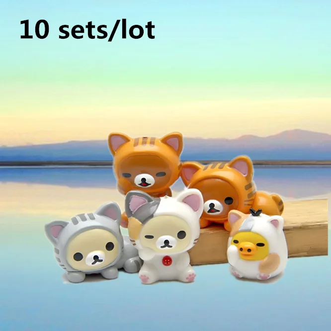 10 sets Cute Bear Figurines Resin Miniatures Figurine Craft Bonsai Pots Home Fairy Garden Ornament Decoration Terrarium Decor
10 sets Cute Bear Figurines Resin Miniatures Figurine Craft Bonsai Pots Home Fairy Garden Ornament Decoration Terrarium Decor