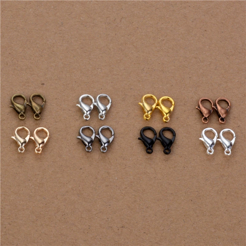 50pcs 12x6mm 8color Antique Silver Bronze Gold Plated Arabes Lobster Clasps Hooks for Bracelets Necklace Connector Jewelry Fitt
50pcs 12x6mm 8color Antique Silver Bronze Gold Plated Arabes Lobster Clasps Hooks for Bracelets Necklace Connector Jewelry Fitt