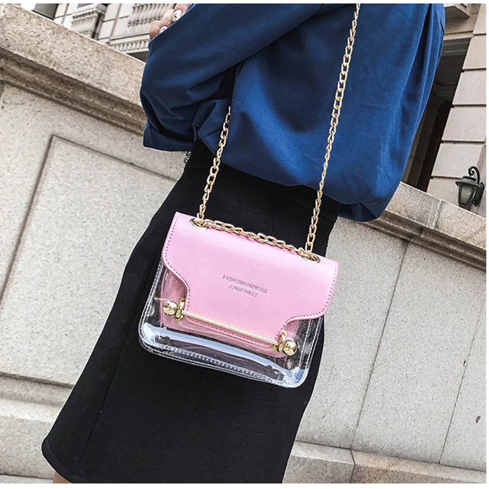 Fashion Women Brand Design Small Square Wallets Women Phone Bag Clear Transparent PU Composite Messenger Bags Female Handbags
Fashion Women Brand Design Small Square Wallets Women Phone Bag Clear Transparent PU Composite Messenger Bags Female Handbags