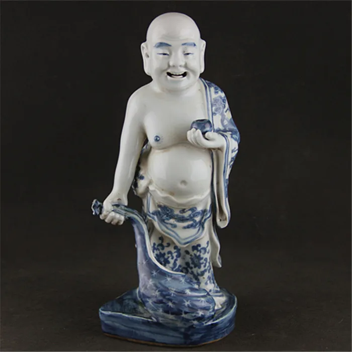 Антикварная китайская искусственная кожа, синяя и белая сумка Lohan Buddha, ручная работа, лучшая коллекция и украшение, бесплатная доставка
Антикварная китайская искусственная кожа, синяя и белая сумка Lohan Buddha, ручная работа, лучшая коллекция и украшение, бесплатная доставка