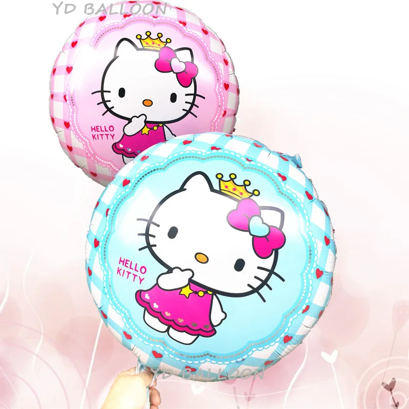 KUWANLE 30 шт./лот 45*45 см фольгированные шары Hello Kitty детские надувные игрушки