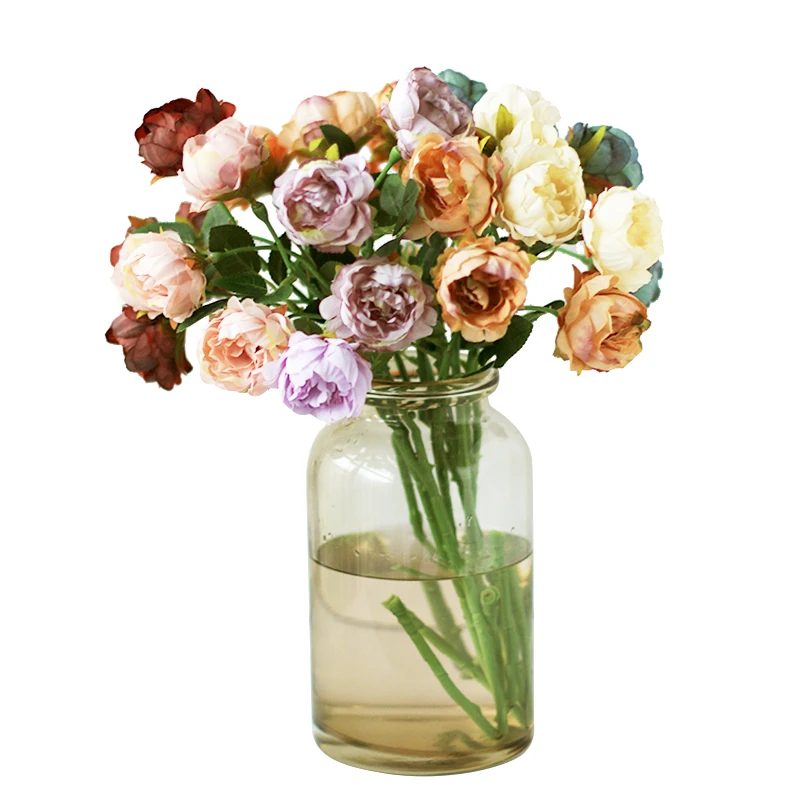 Beautiful Artificial Flowers Europe Style Fake Peony with Four Flowers Home Decorative Display Flowers Wedding/Holiday Decor
Beautiful Artificial Flowers Europe Style Fake Peony with Four Flowers Home Decorative Display Flowers Wedding/Holiday Decor