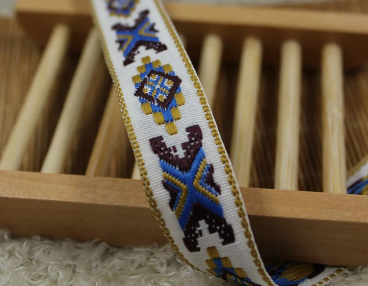 Beautiful trimmed geometric patterns webbing 3/4"2cmx10YD Zakka handmade accessories DIY polyester woven Jacquard Ribbon with
Beautiful trimmed geometric patterns webbing 3/4"2cmx10YD Zakka handmade accessories DIY polyester woven Jacquard Ribbon with