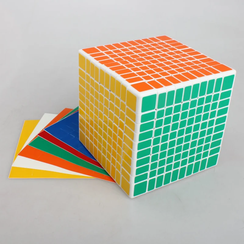 SHENGSHOU Adjustable elastic 10*10*10 Magic Cube Cubing Speed Puzzle Cube Educational Toy Gifts with Bracket
SHENGSHOU Adjustable elastic 10*10*10 Magic Cube Cubing Speed Puzzle Cube Educational Toy Gifts with Bracket