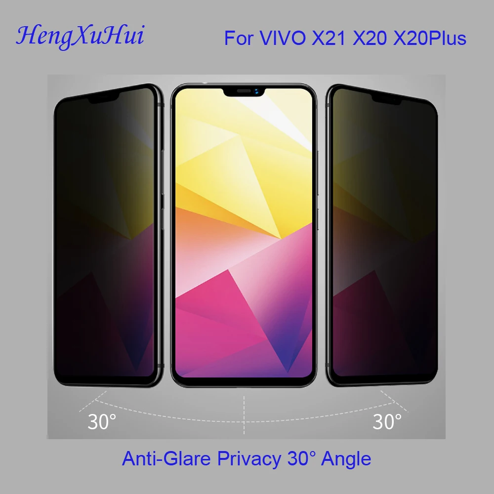 Screen Protectors For VIVO X21 X20 Plus Anti Glare Privacy 2.5D Full glued Full Cover Glass
Screen Protectors For VIVO X21 X20 Plus Anti Glare Privacy 2.5D Full glued Full Cover Glass