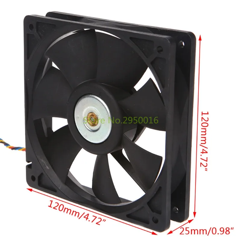 120x120x25mm Brushless DC 12V 0.80A 7-Blade Cooling Fan 12025 For Delta AFB1212SH fan cooler high quality C26
120x120x25mm Brushless DC 12V 0.80A 7-Blade Cooling Fan 12025 For Delta AFB1212SH fan cooler high quality C26