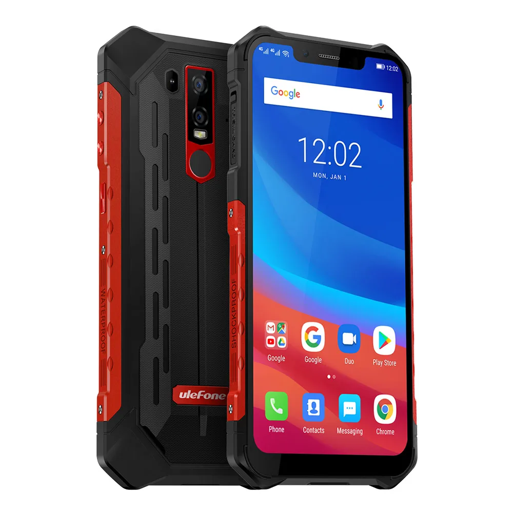 Оригинальный новый смартфон Ulefone Armor 6S 6 + 128 ГБ Android 9 0 Helio P70 LTE 5000 мАч NFC OTG 2 ''с