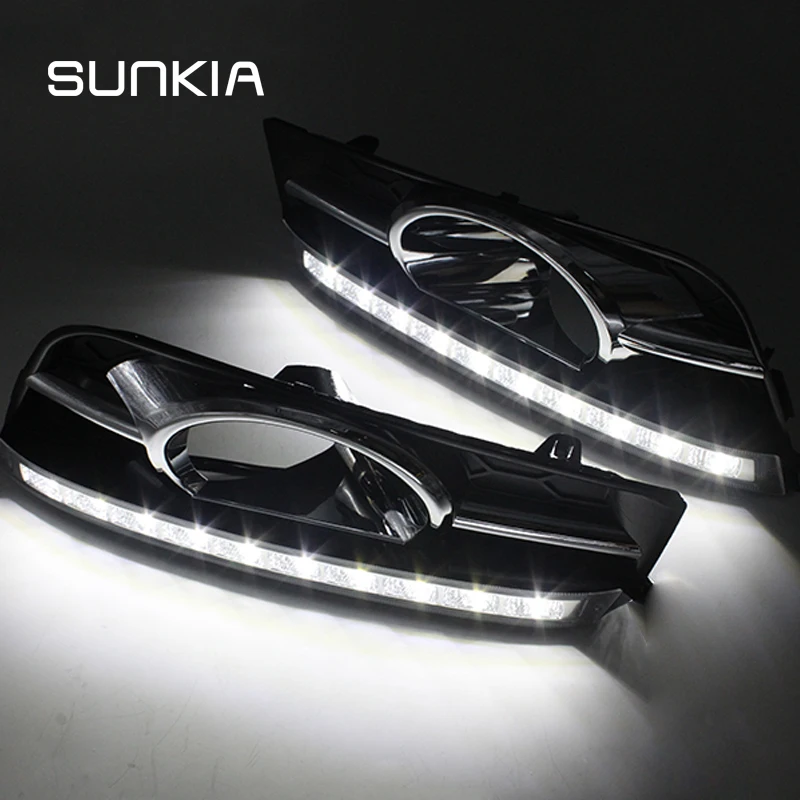 SUNKIA 2Pcs/set Car LED Daytime Running Light DRL For Chevrolet Cruze (2009-2014) DRL With Dimmed Function and Turning Signal
SUNKIA 2Pcs/set Car LED Daytime Running Light DRL For Chevrolet Cruze (2009-2014) DRL With Dimmed Function and Turning Signal