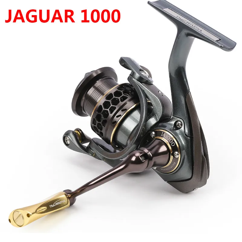 TUSRINOYA Jaguar 1000-5000 Size 10BB Spinning Fishing Reel With A Spare Spool Right/Left Handed Interchange Reel Moulinet Peche
TUSRINOYA Jaguar 1000-5000 Size 10BB Spinning Fishing Reel With A Spare Spool Right/Left Handed Interchange Reel Moulinet Peche