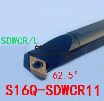 S16Q-SDWCR11/S16Q-SDWCL11, 62.5 degrees internal turning tool , Lathe Tool boring bar, CNC Turning Tool , Tool Lathe Machine
S16Q-SDWCR11/S16Q-SDWCL11, 62.5 degrees internal turning tool , Lathe Tool boring bar, CNC Turning Tool , Tool Lathe Machine