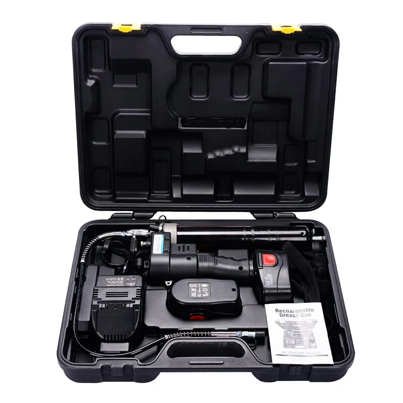 18v,400ml Electric Cordless Portable Grease Gun Lubricant Oil Add Tools Rechargeable Battery
18v,400ml Electric Cordless Portable Grease Gun Lubricant Oil Add Tools Rechargeable Battery