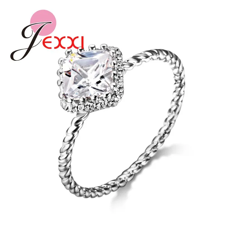 Women 925 Sterling Silver Wedding Rings Twisted Engagement Jewelry With Stones Big Crystal Band Ring Anniversary Gift
Women 925 Sterling Silver Wedding Rings Twisted Engagement Jewelry With Stones Big Crystal Band Ring Anniversary Gift
