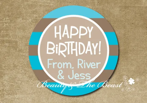 Customized Personalized Striped Boy Birthday Stickers Round Gift Labels Party Favor Birthday Party Decorations Kids Candy Box
Customized Personalized Striped Boy Birthday Stickers Round Gift Labels Party Favor Birthday Party Decorations Kids Candy Box