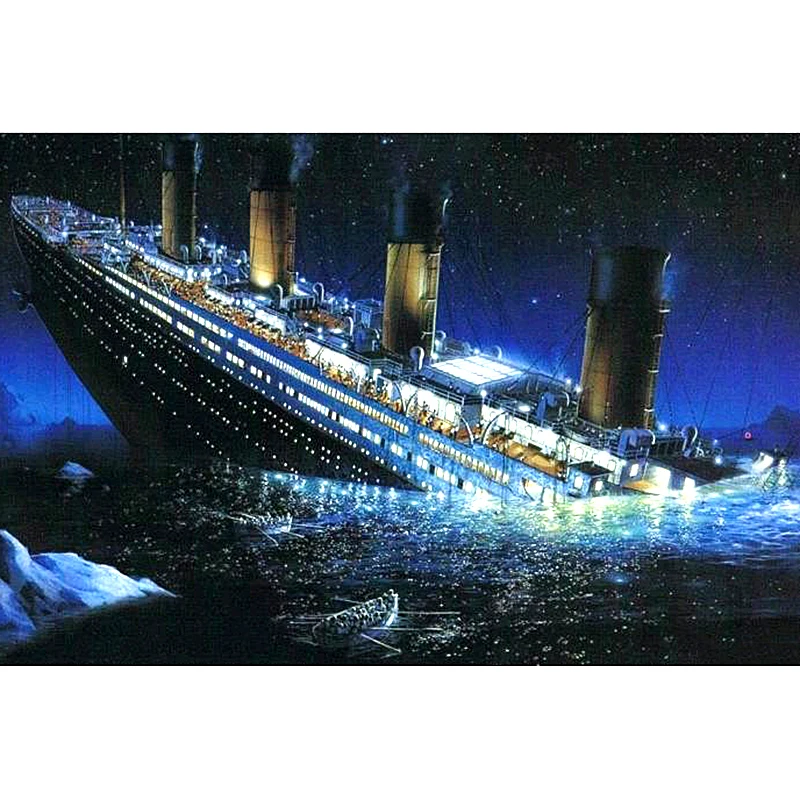 Full Square/round Drill 5D DIY Diamond Painting "Titanic" 3D Embroidery set Cross Stitch Mosaic Decor gift WG141
Full Square/round Drill 5D DIY Diamond Painting "Titanic" 3D Embroidery set Cross Stitch Mosaic Decor gift WG141