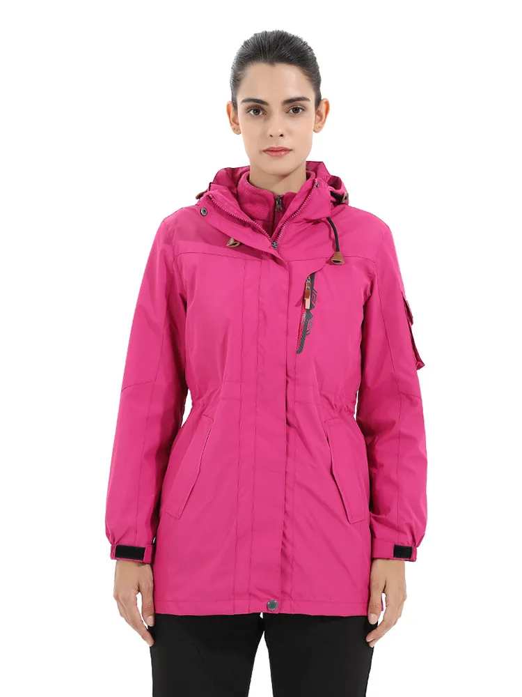 2018 men and women wear long clothing warm water waterproof cold proof one coat three wear suits hiking assault jacket
2018 men and women wear long clothing warm water waterproof cold proof one coat three wear suits hiking assault jacket
