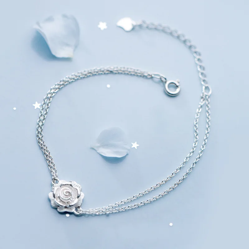 MloveAcc Authentic 925 Sterling Silver Peony Flower Charm Chain Link Women Bracelets Sterling Silver Jewelry Pulseira
MloveAcc Authentic 925 Sterling Silver Peony Flower Charm Chain Link Women Bracelets Sterling Silver Jewelry Pulseira