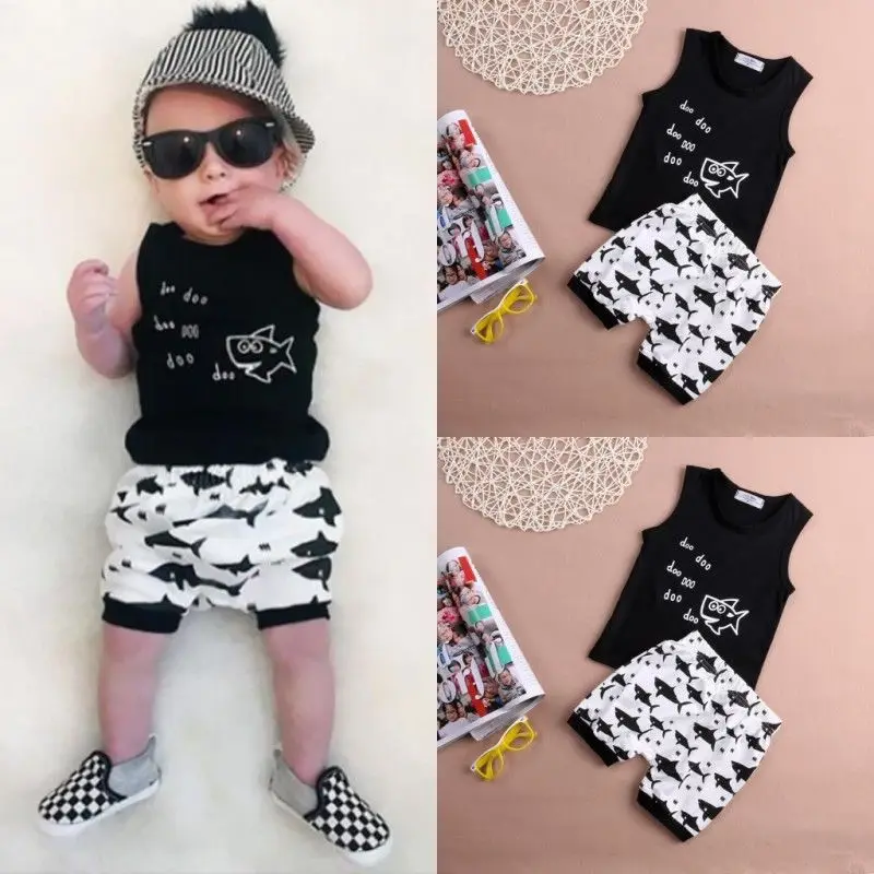 T-shirt + Shorts 2pcs suit new Summer baby girls Boys clothes cotton Sleeveless Vest letter baby boy clothing sets infant
T-shirt + Shorts 2pcs suit new Summer baby girls Boys clothes cotton Sleeveless Vest letter baby boy clothing sets infant