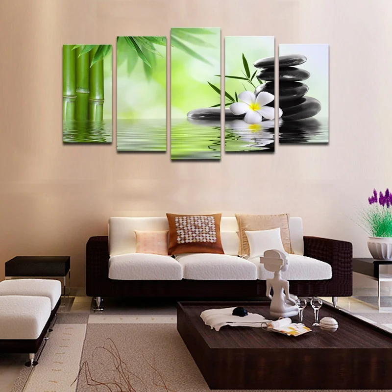 5 piece canvas art picture Green bamboo zen painting modern pictures on the wall home wall art decoration Waterproof ht62
5 piece canvas art picture Green bamboo zen painting modern pictures on the wall home wall art decoration Waterproof ht62