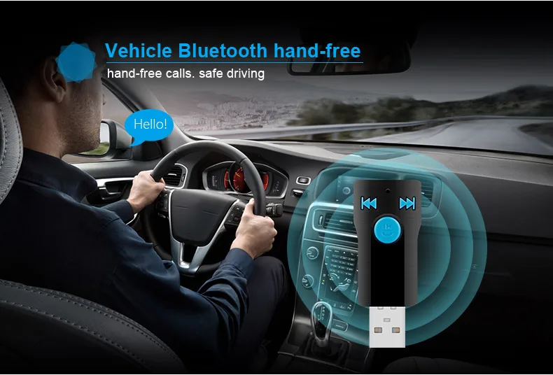 Moveski BC07 Car Bluetooth USB key for Bluetooth hands-free talking Power-off memory support Micro SD Transmitter for iOS Andrio
Moveski BC07 Car Bluetooth USB key for Bluetooth hands-free talking Power-off memory support Micro SD Transmitter for iOS Andrio