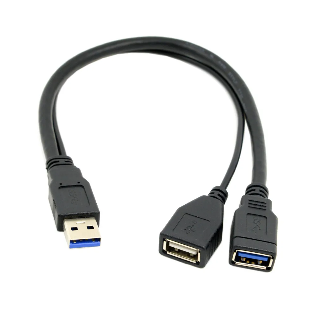Jimier 20 см USB 3,0 штекер на двойной USB гнездо Удлинительный кабель для передачи данных дополнительной мощности для 2,5 дюймового мобильного жестк...
Jimier 20 см USB 3,0 штекер на двойной USB гнездо Удлинительный кабель для передачи данных дополнительной мощности для 2,5 дюймового мобильного жестк...