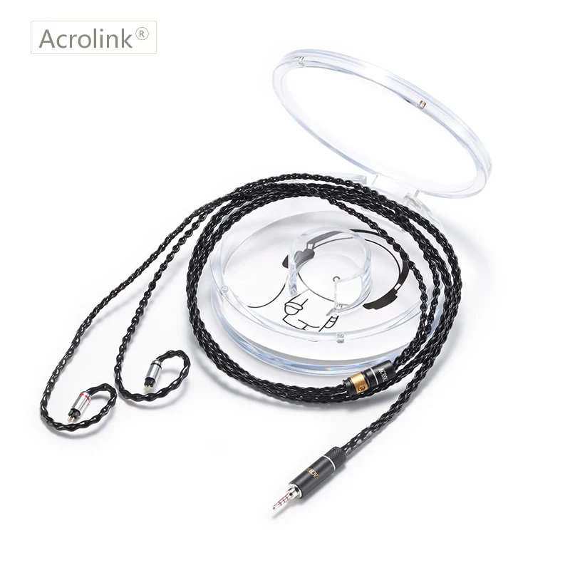 Acrolink 2Pin Connector 2.5mm Balanced 8-Core Sterling Silver Earphone Cable For CKZ ZST ED12 ZSR ZS10 ZS3 ZS5 ZS6 With Ear Hook
Acrolink 2Pin Connector 2.5mm Balanced 8-Core Sterling Silver Earphone Cable For CKZ ZST ED12 ZSR ZS10 ZS3 ZS5 ZS6 With Ear Hook