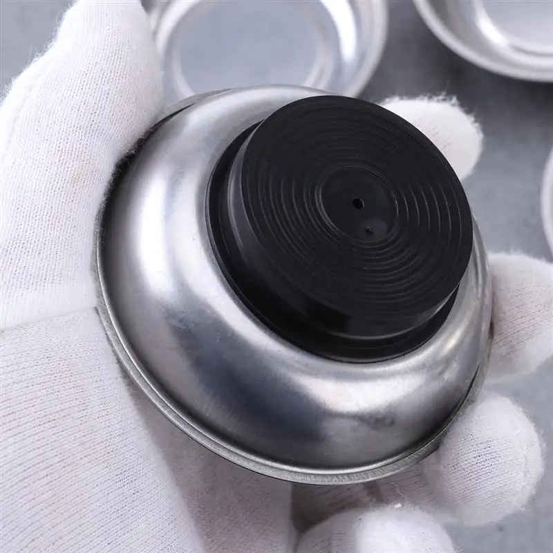 4 Pcs 3 Inch Stainless Steel Round Magnetic Parts Tray Bowl Screws Tools Holder | Инструменты