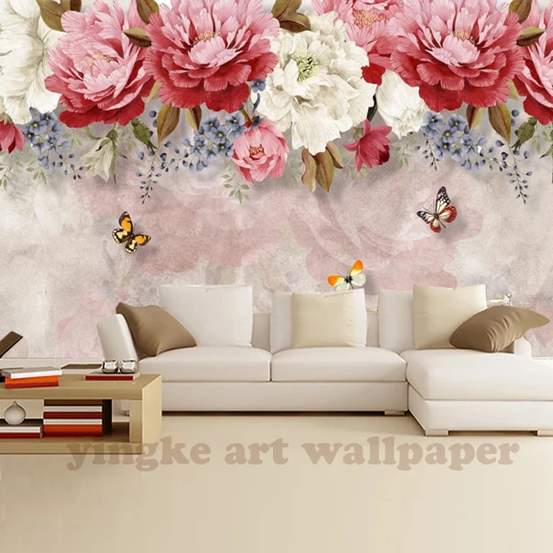Custom Photo Wallpaper print Modern 3D peony butterfly Large Murals Living Room Sofa Bedroom Modern Wall Painting Home Decor
Custom Photo Wallpaper print Modern 3D peony butterfly Large Murals Living Room Sofa Bedroom Modern Wall Painting Home Decor