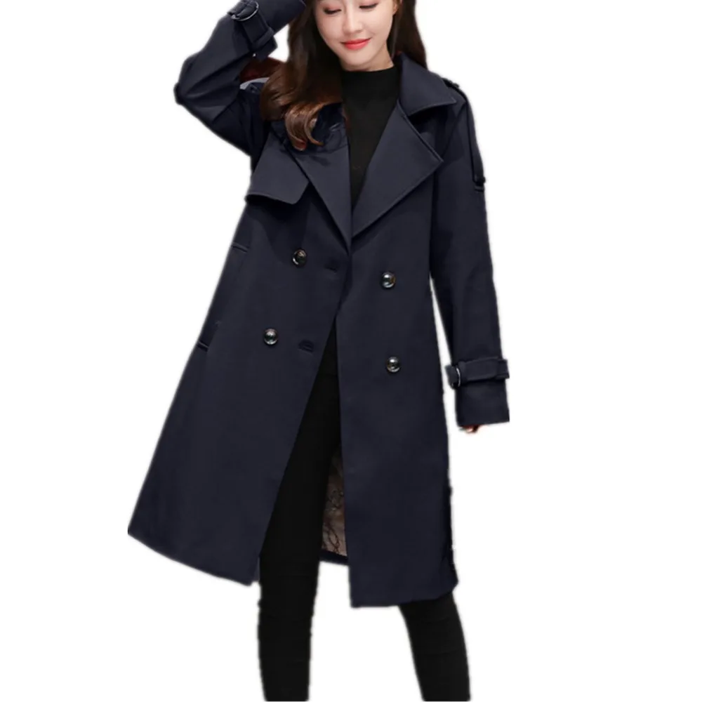 Lisa Colly Fashion Women autumn winter Warm woolen coat outerwear long double-breasted Coats casual Trench Coat Overcoat
Lisa Colly Fashion Women autumn winter Warm woolen coat outerwear long double-breasted Coats casual Trench Coat Overcoat