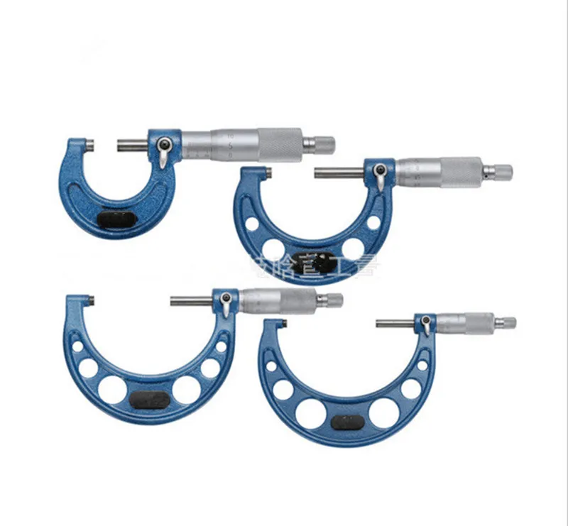 4PCS New Outside Micrometer Set Precision 0.01mm Accuracy Carbide Machinist Tools 0-25mm/25-50mm/50-75mm/75-100mm
4PCS New Outside Micrometer Set Precision 0.01mm Accuracy Carbide Machinist Tools 0-25mm/25-50mm/50-75mm/75-100mm