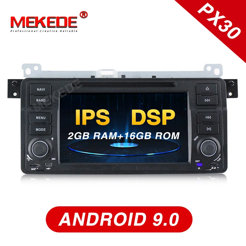 Новое поступление! Автомобильный DVD плеер PX30 серии android 9 0 GPS для BMW E46 M3 1998 2006