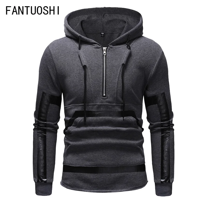 2019 New men's hoodies Fashion men splice Long sleeve slim Casual Coat Hooded pullover Brand Men's clothing Plus size XXL
2019 New men's hoodies Fashion men splice Long sleeve slim Casual Coat Hooded pullover Brand Men's clothing Plus size XXL