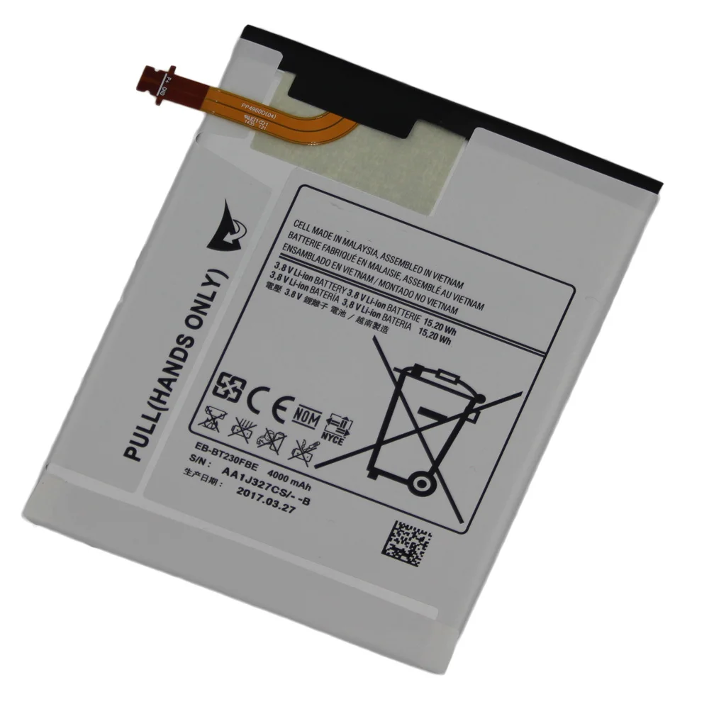 ISUNOO 5 шт./лот EB-BT230FBE Аккумулятор для ноутбука SAMSUNG Galaxy Tab 4 7,0 Nook T230 T231 T235 внутренняя Замена
ISUNOO 5 шт./лот EB-BT230FBE Аккумулятор для ноутбука SAMSUNG Galaxy Tab 4 7,0 Nook T230 T231 T235 внутренняя Замена