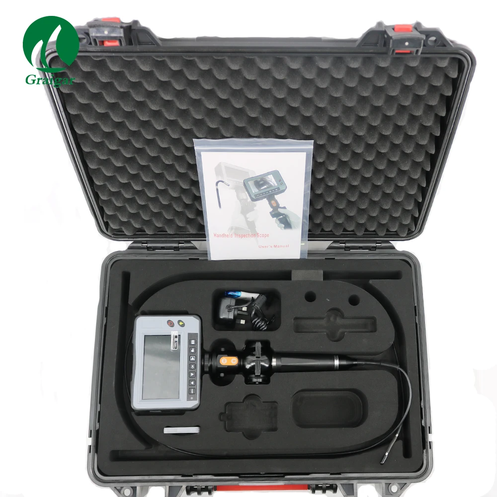 Четырехсторонний портативный эндоскоп DR4540F промышленный Видеоскоп с