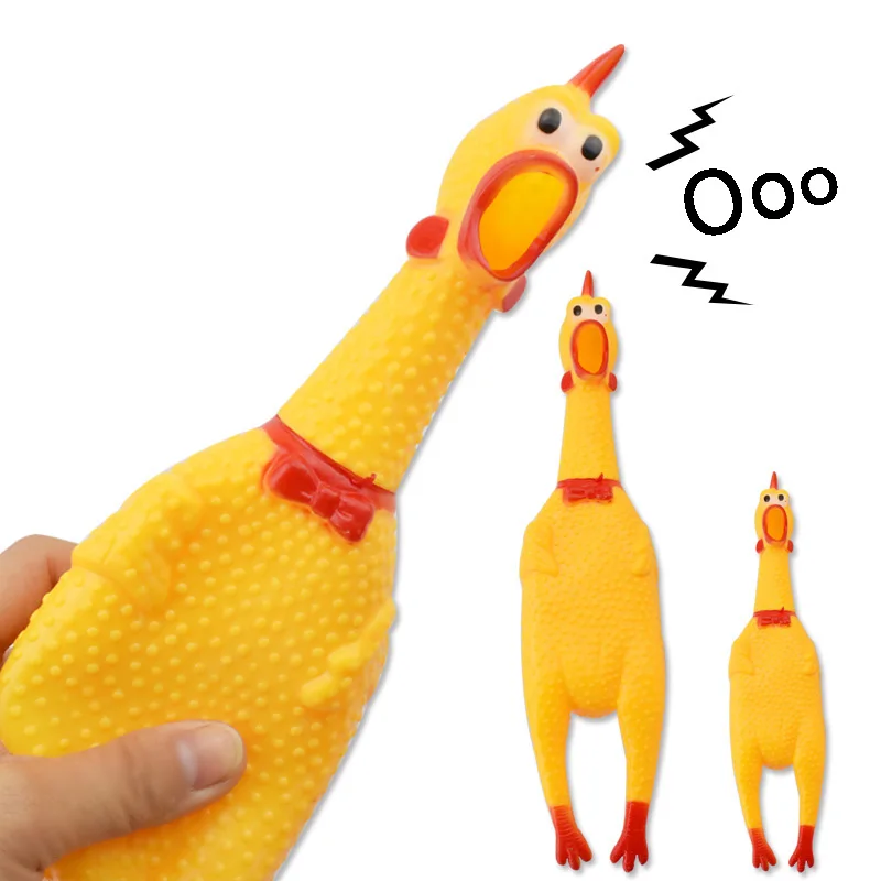 31cm 17cm Screaming Chicken Squeeze Sound Toy Pets Toy Product Dog Toys Shrilling Decompression Tool Funny Gadgets
31cm 17cm Screaming Chicken Squeeze Sound Toy Pets Toy Product Dog Toys Shrilling Decompression Tool Funny Gadgets