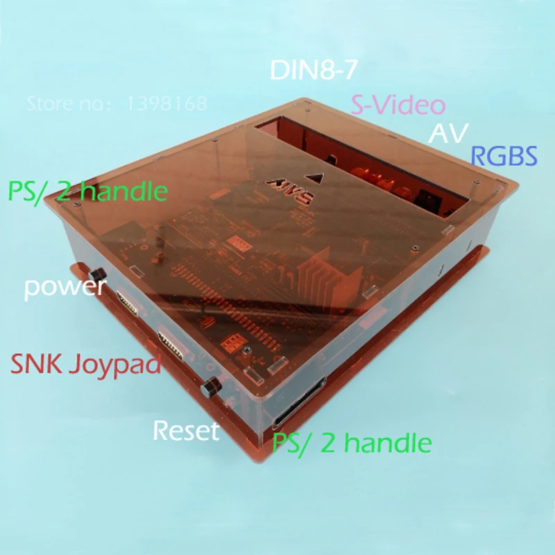 Новый картридж JAMMA CBOX MVS SNK NEOGEO AES MVS-1C to DB 15P для PS1/2 контроллера SNK Joypad AV RGBs выход NEOGEO 161 в 1
Новый картридж JAMMA CBOX MVS SNK NEOGEO AES MVS-1C to DB 15P для PS1/2 контроллера SNK Joypad AV RGBs выход NEOGEO 161 в 1
