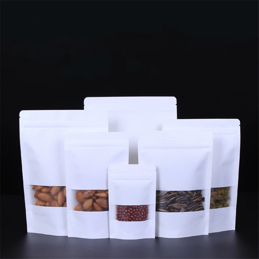 100pcs/lot White Stand-up Kraft Paper Bag ,Kraft Zipper Bag, Zip Lock Package Pouch
100pcs/lot White Stand-up Kraft Paper Bag ,Kraft Zipper Bag, Zip Lock Package Pouch